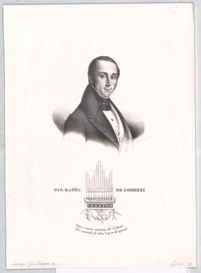 Giovanni Battista de Lorenzi af Artist Unknown