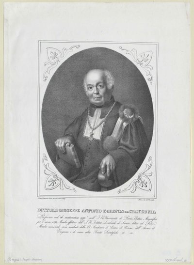 Giuseppe Antonio Borgnis af Artist Unknown
