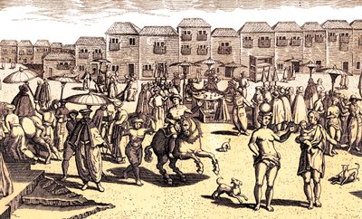 Goan markedsscene, fra 