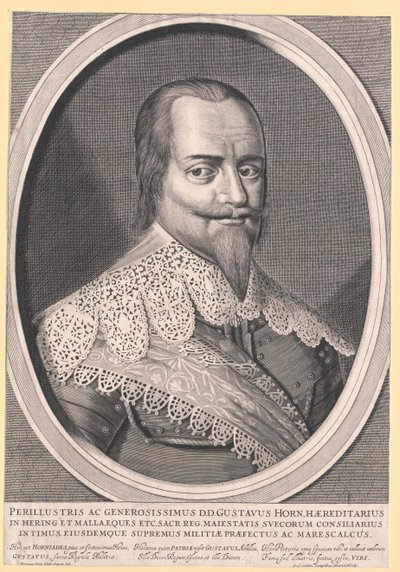 Gustaf count Horn af Bjoerneborg af Artist Unknown