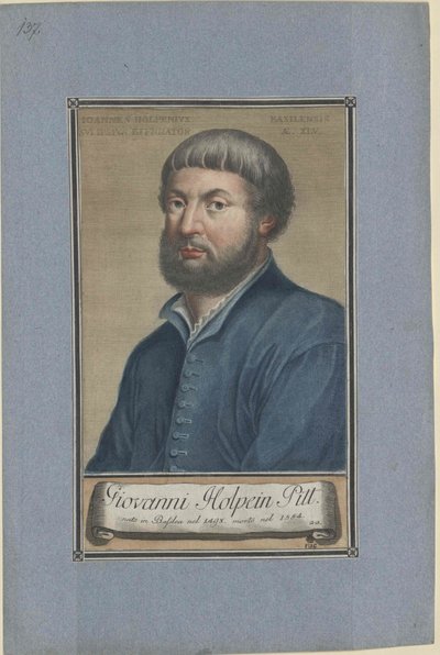 Hans Holbein (tryk) af Artist Unknown