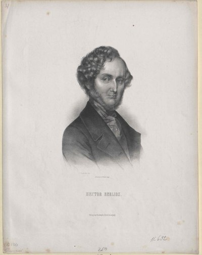 Hector Berlioz (tryk) af Artist Unknown