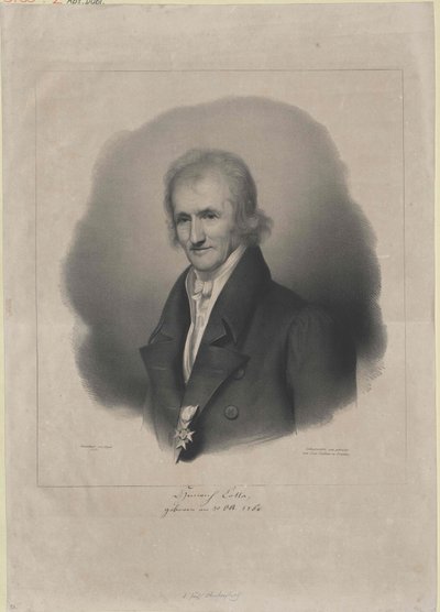 Heinrich von Cotta (tryk) af Artist Unknown