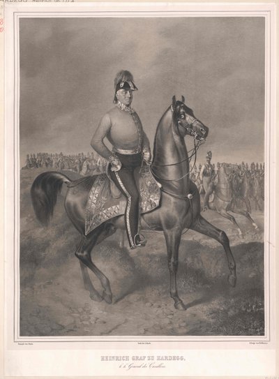 Henry greve Hardegg af Artist Unknown