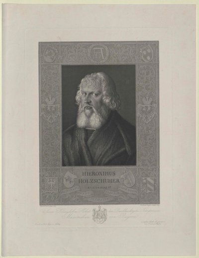 Hieronymus Holzschuher (tryk) af Artist Unknown