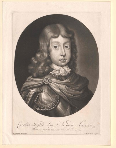 Den hellige romerske kejser Karl VI af Artist Unknown