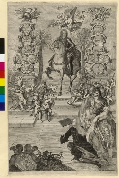 Den hellige romerske kejser Karl VI af Artist Unknown