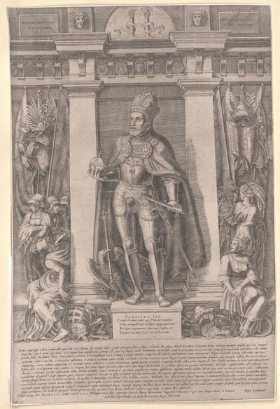 Den hellige romerske kejser Karl V. af Artist Unknown