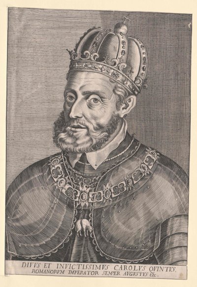Den hellige romerske kejser Karl V af Artist Unknown