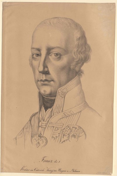 Den hellige romerske kejser Frans II af Artist Unknown
