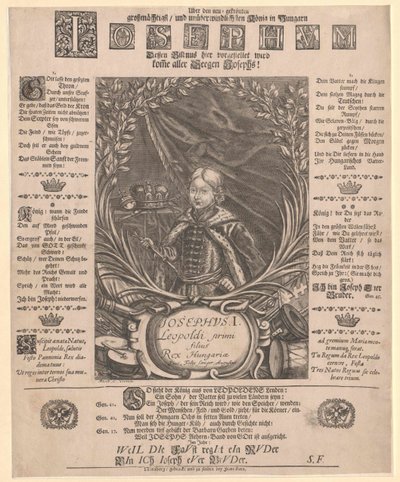 Den hellige romerske kejser Josef I af Artist Unknown