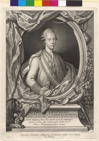 Den hellige romerske kejser Leopold II af Artist Unknown