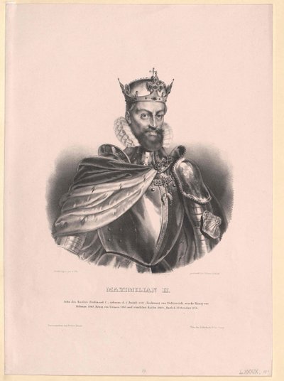 Den hellige romerske kejser Maximilian II af Artist Unknown