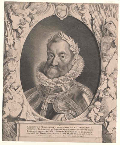 Den hellige romerske kejser Rudolf II af Artist Unknown