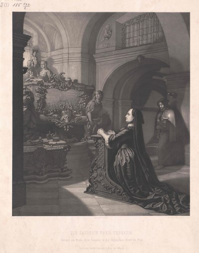 Den hellige romerske kejserinde Maria Theresia af Artist Unknown