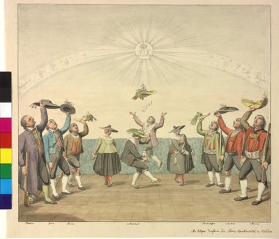 Hyldest til kejser Franz I af tyrolerne af Artist Unknown