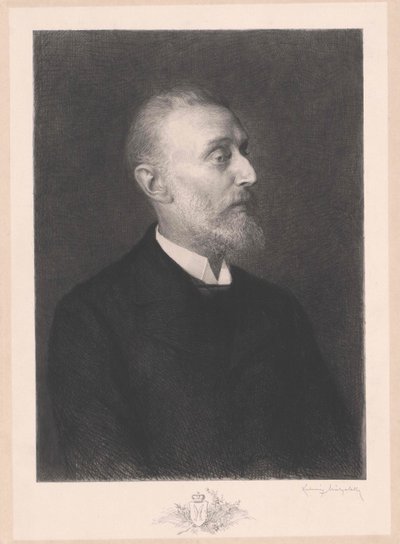 Hugo Graf og Altgraf Salm-Reifferscheidt-Raitz (print) af Artist Unknown