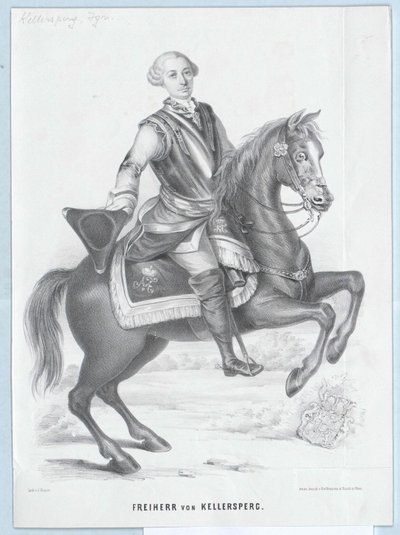 Ignatius baron von Kellersperg af Artist Unknown