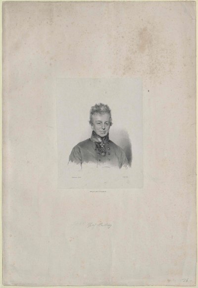 Ignaz Graf Hardegg-Glatz af Artist Unknown