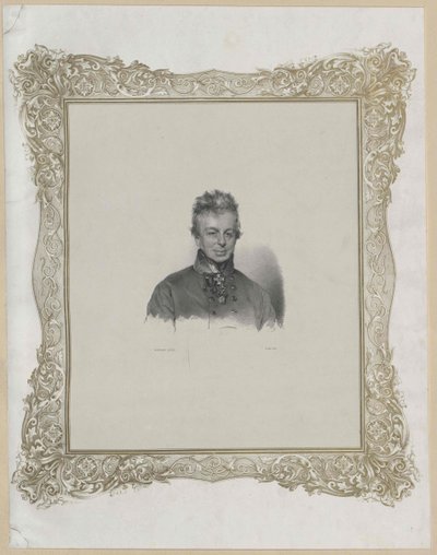Ignaz Graf Hardegg-Glatz af Artist Unknown