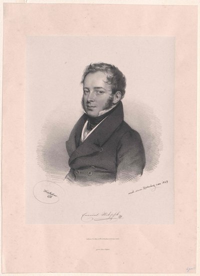 Immanuel Mikschik (print) af Artist Unknown