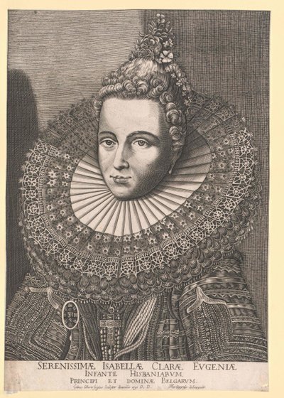 Infanta af Spanien Isabella Clara Eugenia af Artist Unknown