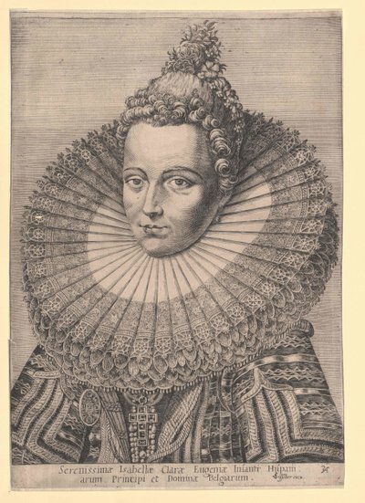 Infanta af Spanien Isabella Clara Eugenia af Artist Unknown