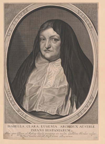 Infanta af Spanien Isabella Clara Eugenia af Artist Unknown
