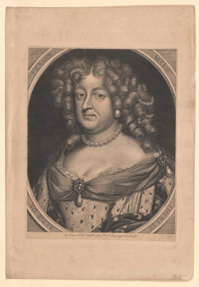 Infanta af Spanien Maria Theresia (print) af Artist Unknown