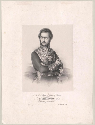 Infante af Spanien Sebastian af Artist Unknown