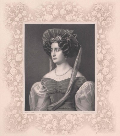 Isabella grevinde af Tauffkirchen (print) af Artist Unknown