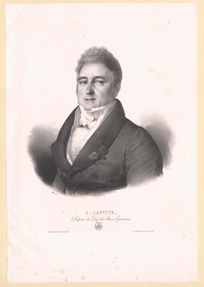 Jacques Lafitte af Artist Unknown