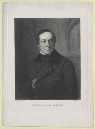 Joachim Henry Wilhelm Wagener af Artist Unknown