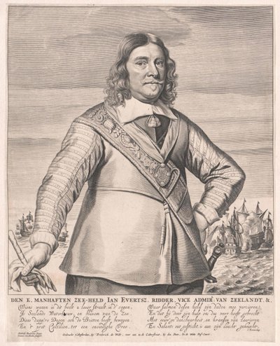 Johan Evertsen af Artist Unknown