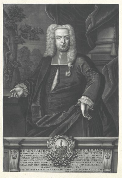 Johann Balthazar Gullmann af Artist Unknown