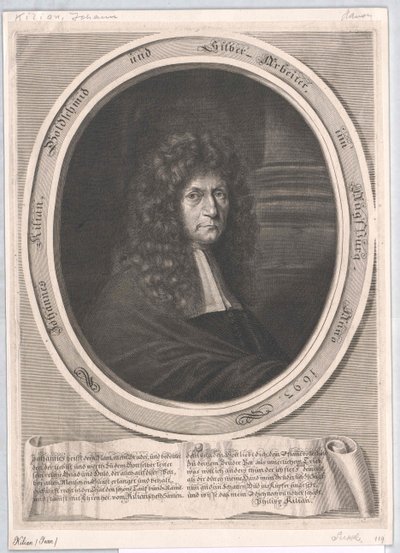 Johann Baptist Kilian af Artist Unknown