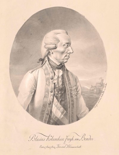 Johann Blaise Baron Bends af Artist Unknown