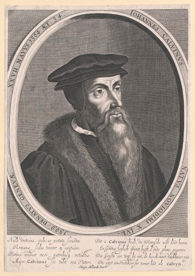Johannes Calvin af Artist Unknown