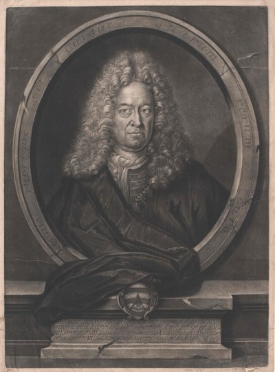 Johann Christoph von Ettner og Eiteritz af Artist Unknown