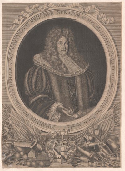 Johann Frederick Behaim von Schwarzbach af Artist Unknown