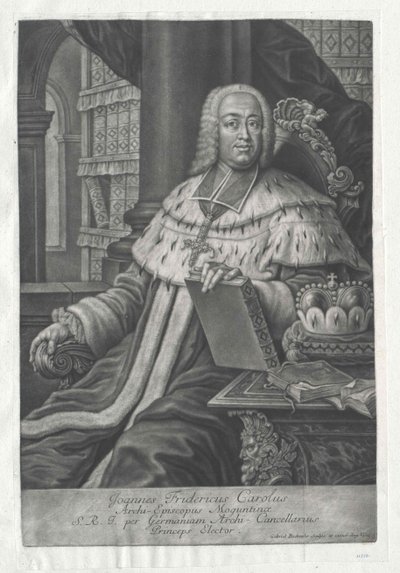 Johann Friedrich Carl Graf Ostein af Artist Unknown