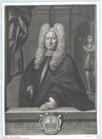 Johann Georg Müller af Artist Unknown