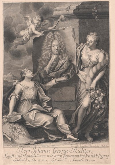 Johann Georg Richter (tryk) af Artist Unknown