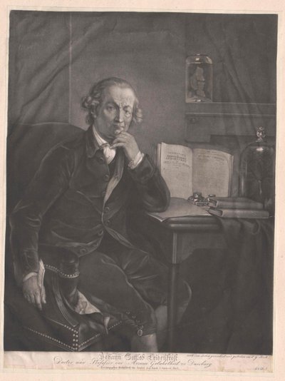 Johann Gottlob Leidenfrost af Artist Unknown