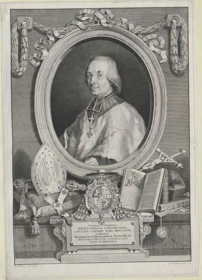 Johann Heinrich Graf Frankenberg af Artist Unknown