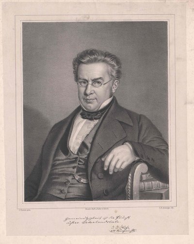 Johann Jakob Hess af Artist Unknown