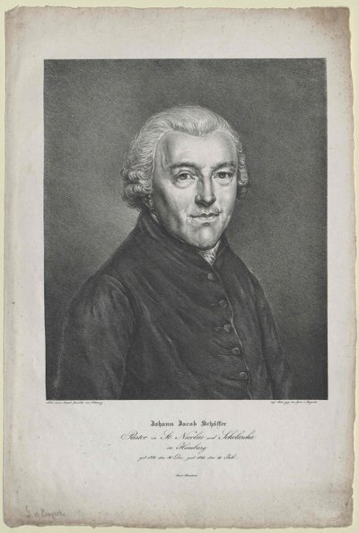 Johann Jakob Schaeffer af Artist Unknown