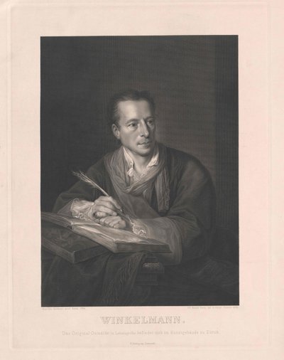Johann Joachim Winckelmann af Artist Unknown