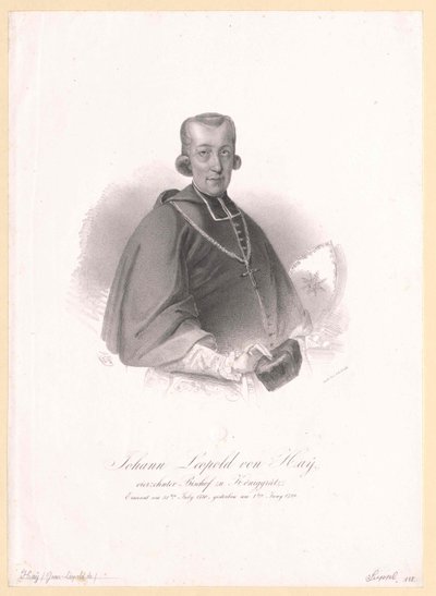 Johann Leopold von Hay af Artist Unknown