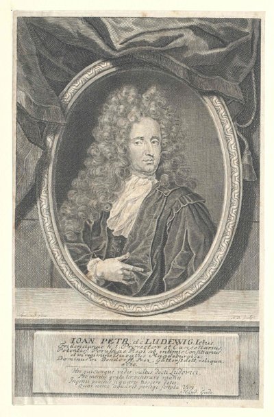 Johann Peter von Ludewig (tryk) af Artist Unknown
